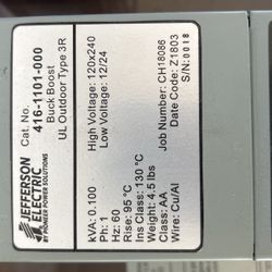 0.1kva General Purpose  Transformer 