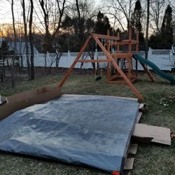Swingset Assembling Relocating And Restoration