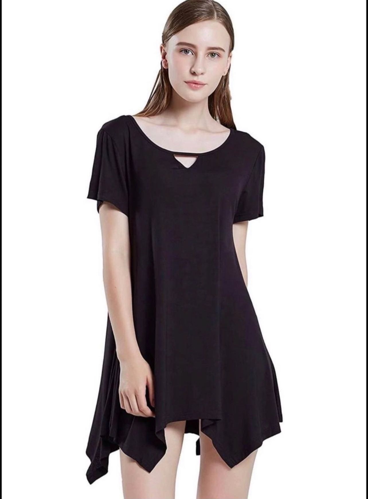Brandnew Sleepwear Women's Nightshirts Scoop Neck Sleep Shirt Size(XL)