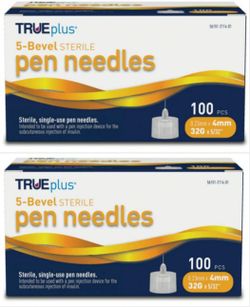 Pen Needles 4mm 32G (2 boxes=200 For $20)