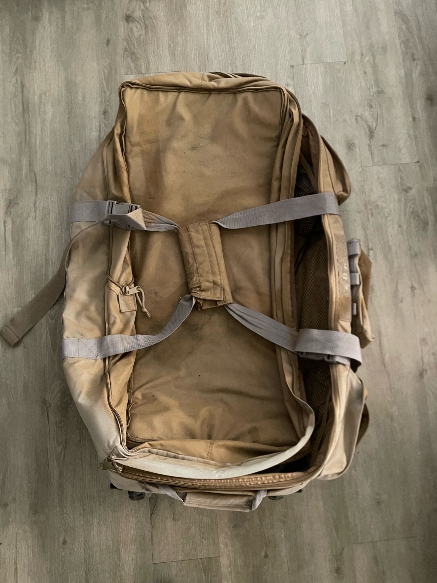 Large Rolling Tactical Duffel Bag