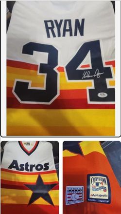 Nolan Ryan Autographed Jersey PSA