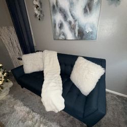 Benetti Navy Blue Set. **Sofa, Loveseat, Ottoman, Chair**