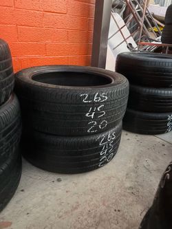 265/45/20 used tires