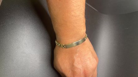 Gold ID Bracelet