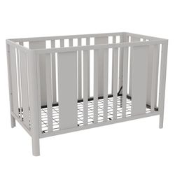 New in Box Gray 3 in 1 Crib