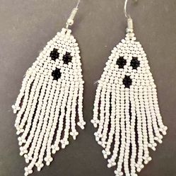 Ghost Fringe Earrings 