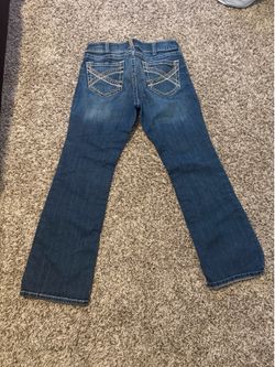Women’s sz 32S Ariat Mid Rise Boot Cut Jeans