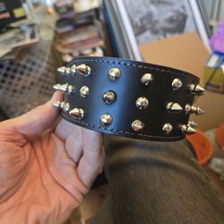 High End Spiked Leather Dog Collar Top Quality For Youre Dog