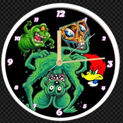 Rat Fink 4 All Haters Clock 