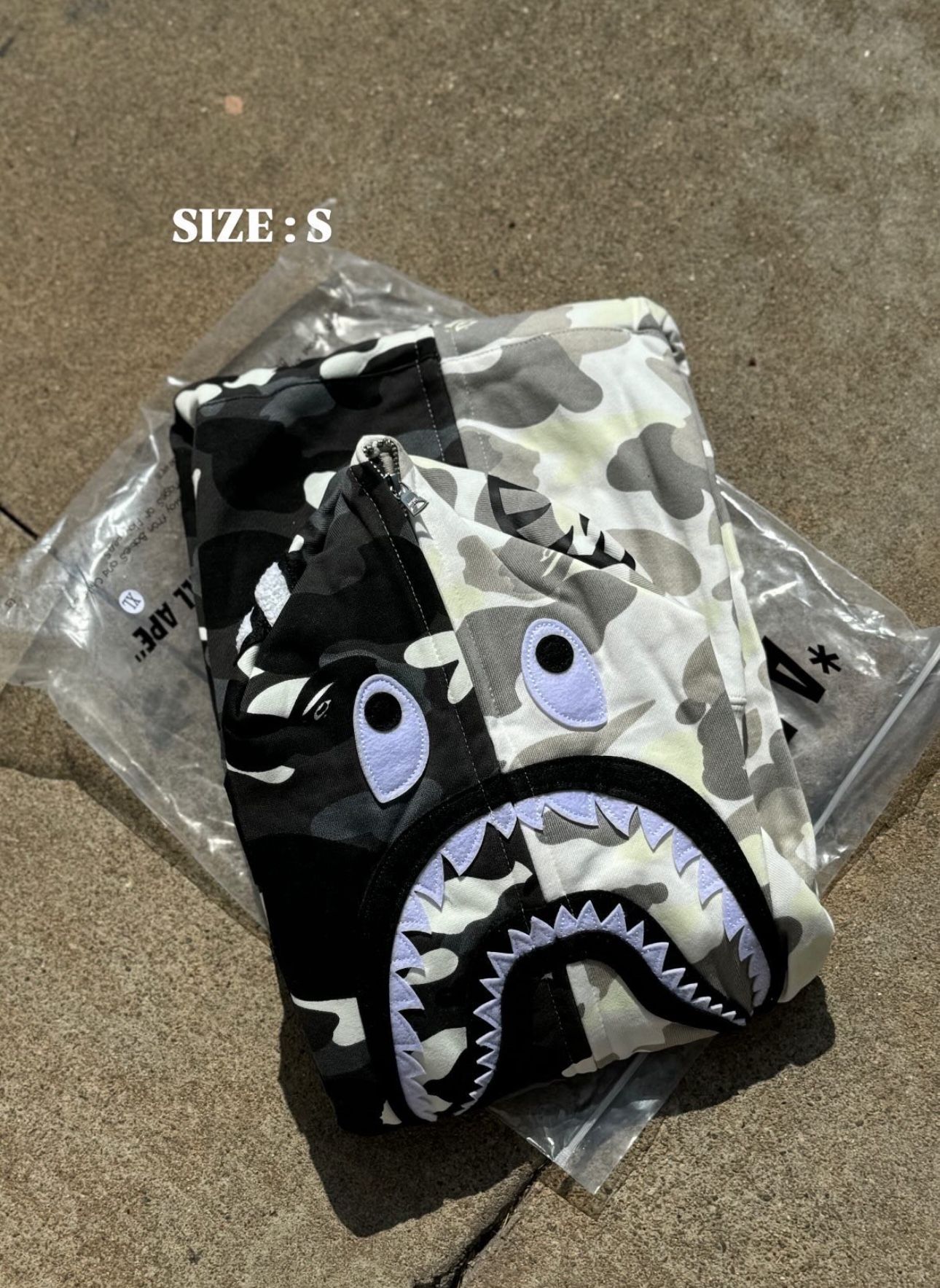 Bape Hoodie Size Small