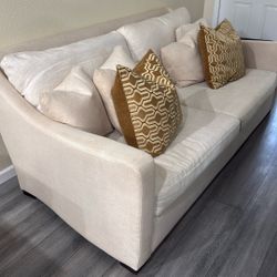 Beige Sofa 