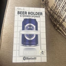 Shower Beer Holder Blue Tooth Speaker 