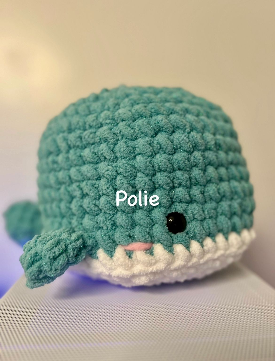 🐳 Jumbo Whale Crochet Plush – Handmade Ocean Buddy – $50