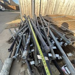 8ft Metal Post   .free