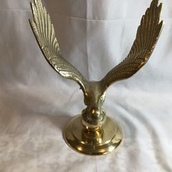 VINTAGE LARGE EAGLE BRASS, 10”TALL $60.00