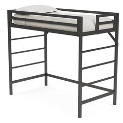 Loft Bed - Steel, White