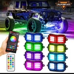 Led Rocks Lights For Trucks, Car, Boat, Razors
