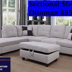 🎈Free Delivery—Brand new sectional sofa couch 