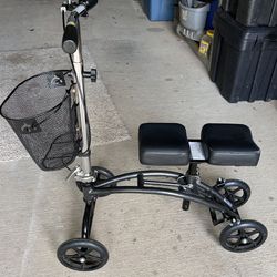 Used Medical Walker And Leg Scooter