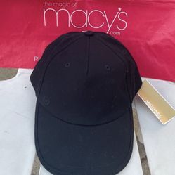 Michael Kors Signature Logo black Cap Hat NWT pick up location in the city of Pico Rivera 