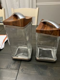 Nambe twist canister