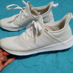 White Cloud Foam Adidas Sneakers Size 9
