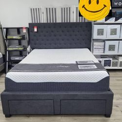 Bed   King  Storage  