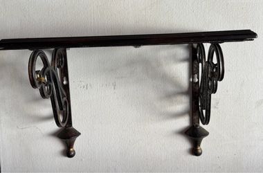 Rustic Wood Floating Wall Shelf Small 14.5”X7”