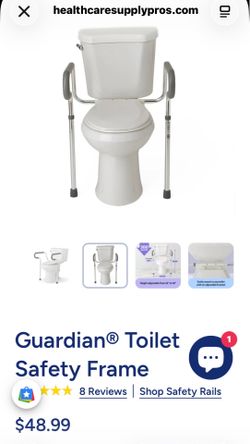 NEW Guardian Toilet Safety Frame G30300H – Sealed Box