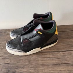 Mens Jordan 3 animal instinct  size 9.5