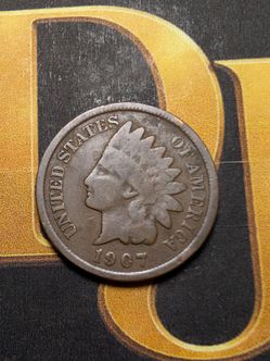 1907 Indian head penny in Good condition