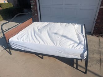 Queen size bed and mattress for sale in La Verne