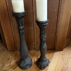 Two Decorative Candle Holders