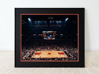 Chicago Bulls United Center Framed Arena Photo