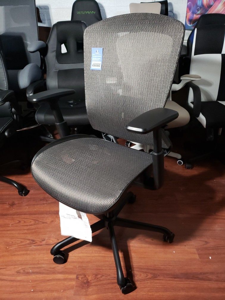 New Elabest Mesh Office Chair, Ergonomic Computer Desk Chair, Sturdy Task Chair, Adjustable Lumbar Support & Armrests, Tilt Function,Comfort Wide Seat