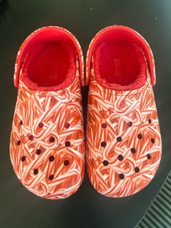 Candy Cane Crocs