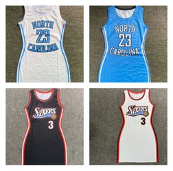 Throwback nba jersey dress cheap