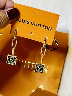 Luxury Designer Earrings Gold & Black $35 Each