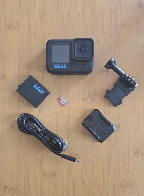 GoPro HERO13 Black - Waterproof Action Camera with 5.3K60 Video, 27MP Photo + Compatability with HB-Series Lenses with 512GB SD card