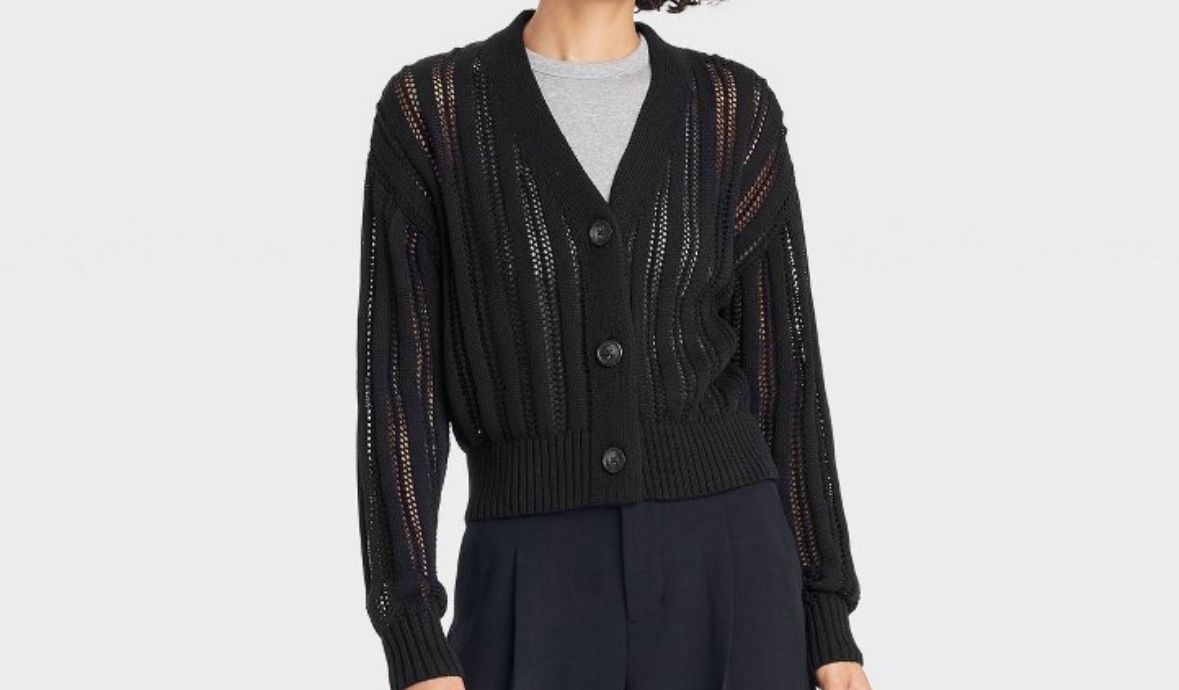 Cardigan black large