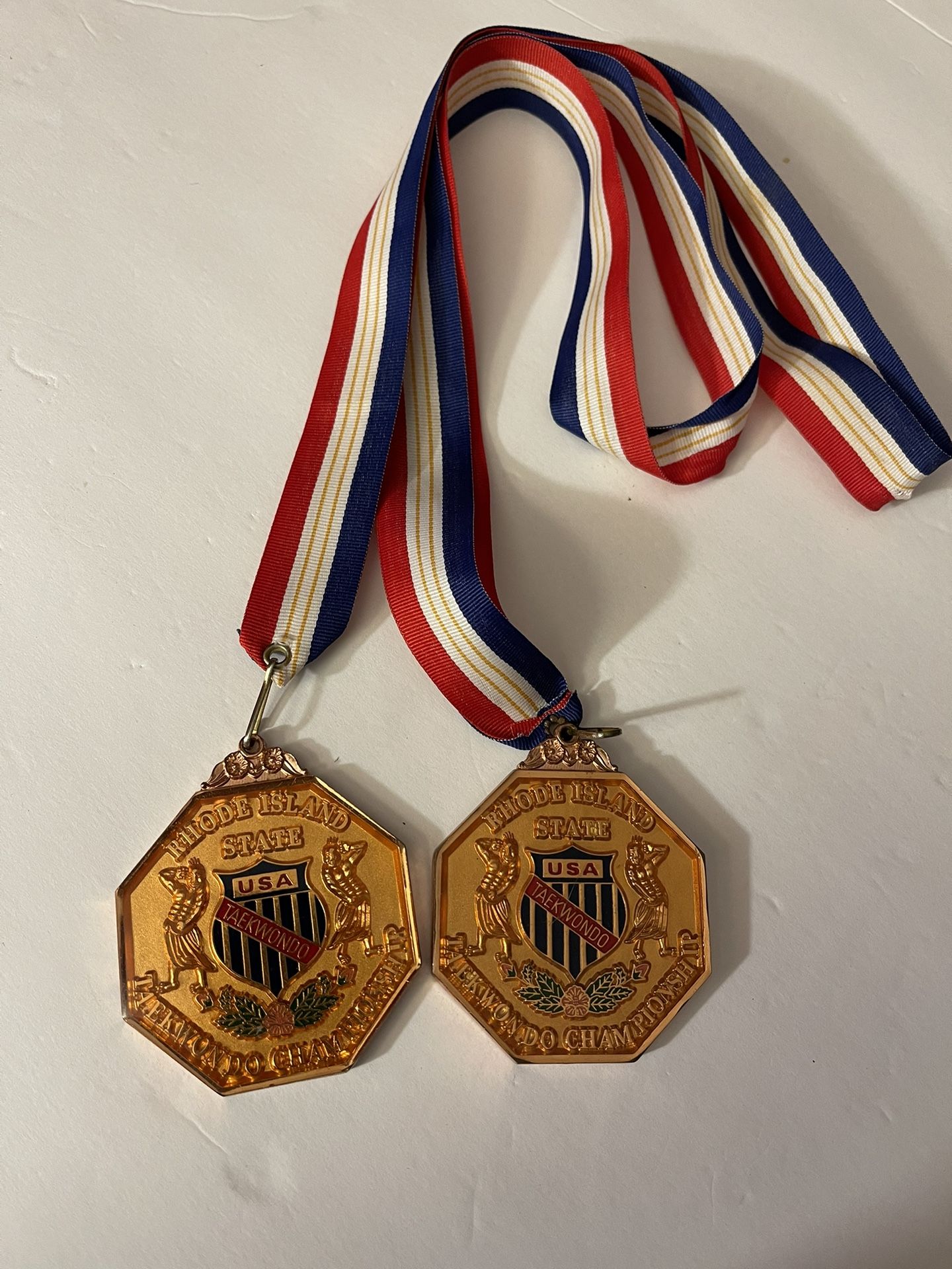 Rhode Island USA Taekwondo Rose Gold Championship Medal