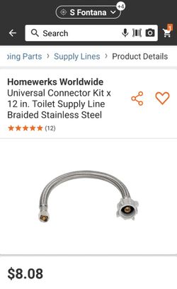 Mangueras Para Tanque De Baño Toilet Hoses For Sale $5 Each