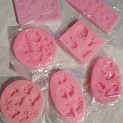 Christmas Silicon Molds Lot $25