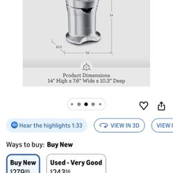 Breville Citrus Press Pro Juicer Machine