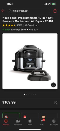 Ninja Crock Pot Brand New Never Been Used With Plastic