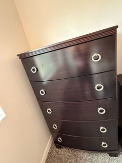 Dark brown dresser