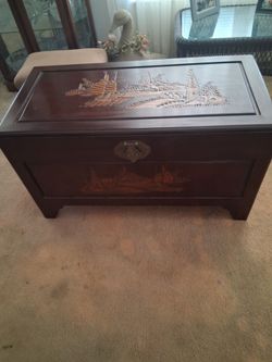 Wooden chest