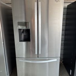 Whirlpool Stainless Steel Refrigerator And Freezer