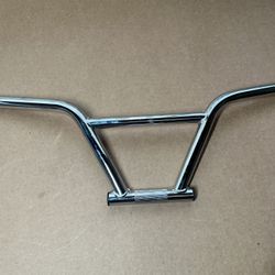 New! BMX Freestyle Handlebars Chrome 4-Piece Old School